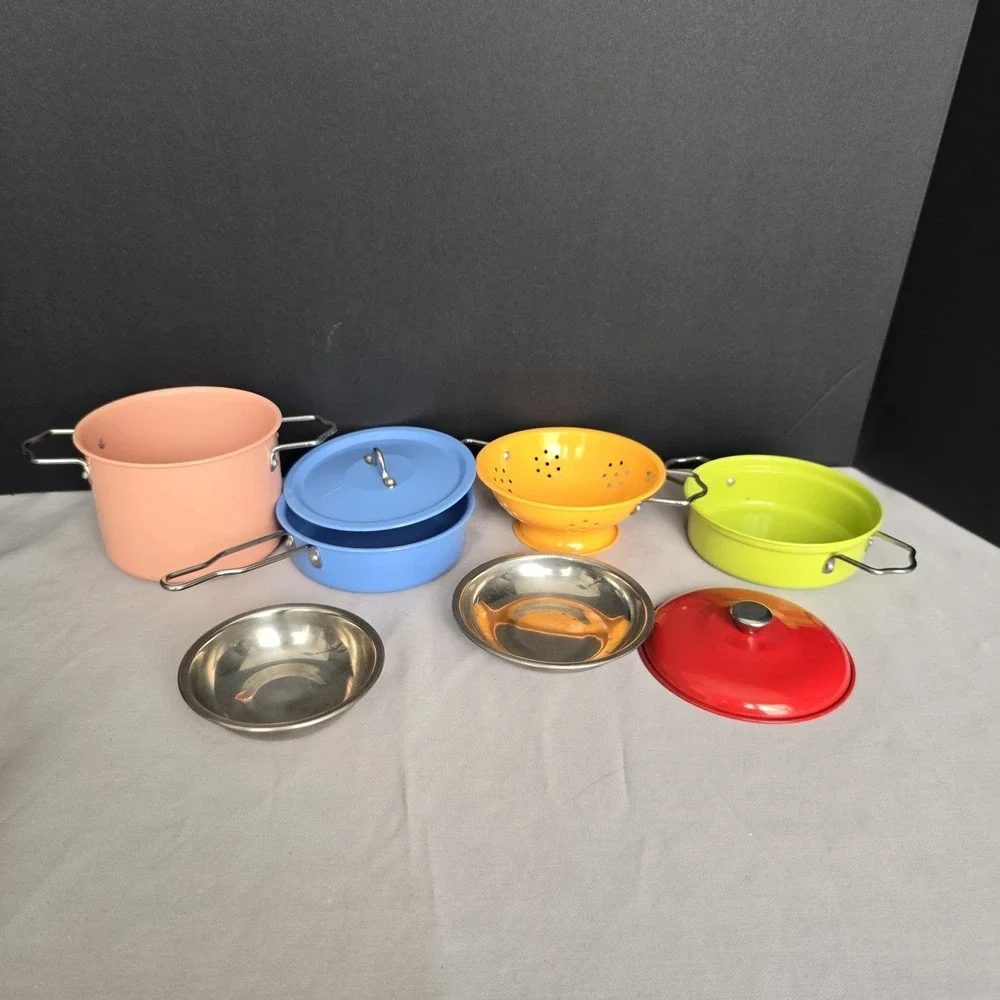 Mix Match Small Foot Metal Cookware Set Pretend Play 11751